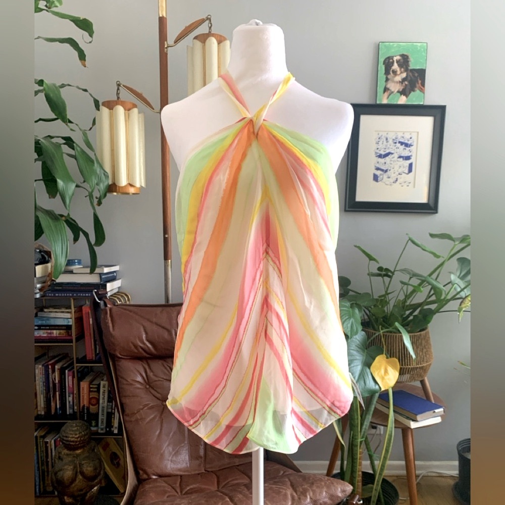 Ramy Brook Multicolor Halter Top